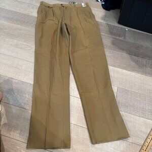 EVERGREEN TAILORED TROUSERS BROWN PANTS NEW SIZE 40 OPEN SEAM
